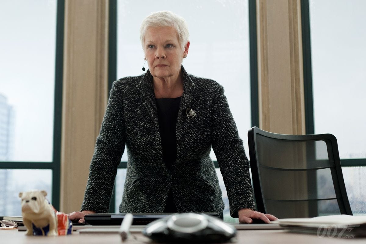 ‘Quantum of Solace’: ‘M’ (Judi Dench) was going to be eliminated before ‘Skyfall’