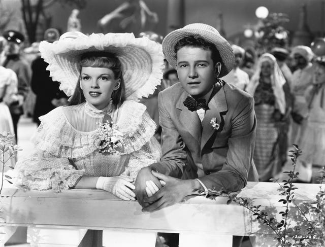 judy garland i tom drake w meet me in st. louis