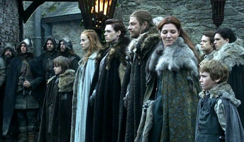 Juego de Tronos Familia Stark Los Stark estaran en la precuela de Juego de Tronos