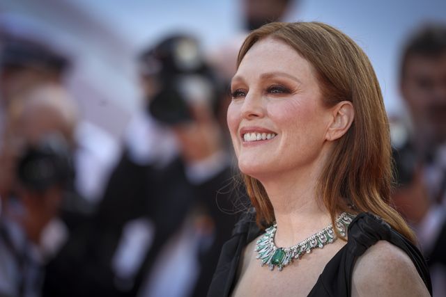 julianne moore, 61, is glowing at cannes film festival opening ceremony red carpet the 75th annual cannes film festival