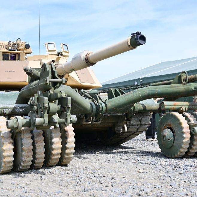 Sorry Russia, But Your Machine Guns Can't Kill the M1A1 Abrams Tanks in Ukraine