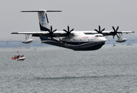 eyesonscichina shandong ag600 vuelo inaugural desde el mar