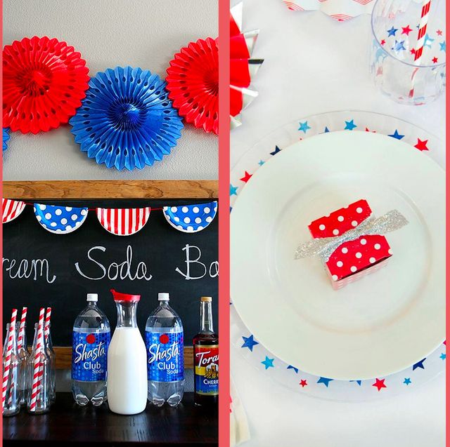 37 Top Pictures Firework Decoration Ideas - Patriotic Firework Handprint Craft To Celebrate The 4th Of July