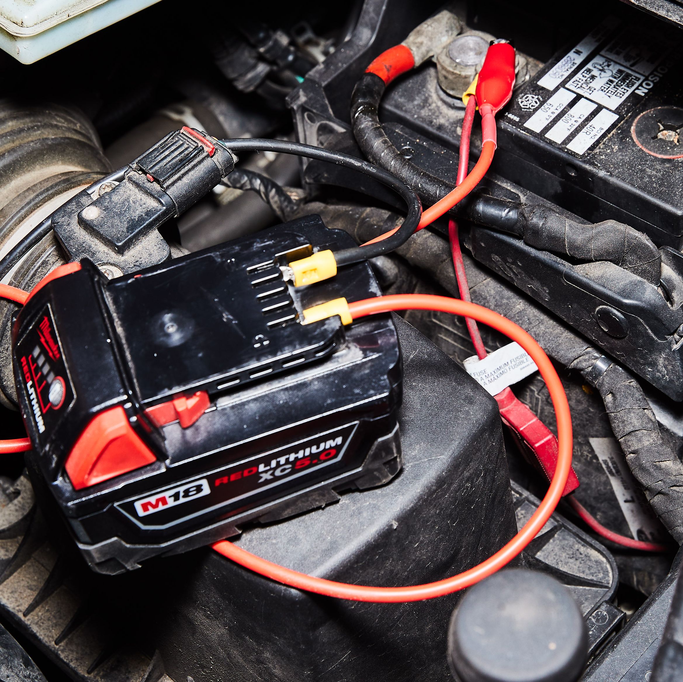 How to Jump Start Your Car With a Cordless Tool Battery