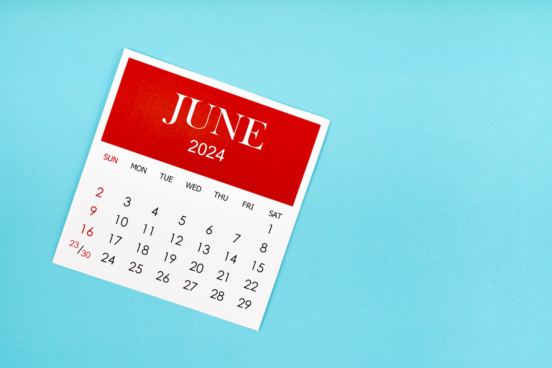 Here's a Stacked List of June 2024 Holidays and Observances