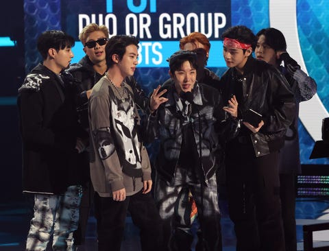 BTS at the 2021 American Music Awards bts at the 2021 american music awards