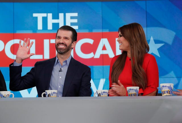 Donald Trump Jr Kimberly Guilfoyle And Charlie Kirk Shouted Down By Conservatives At Ucla