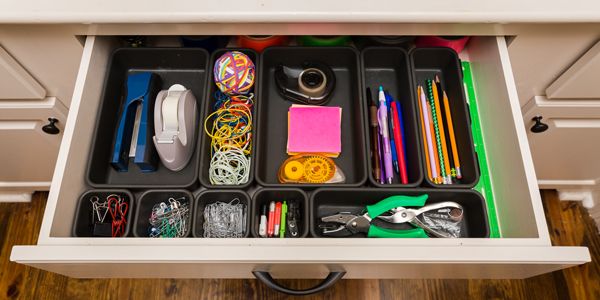 tidy junk drawer