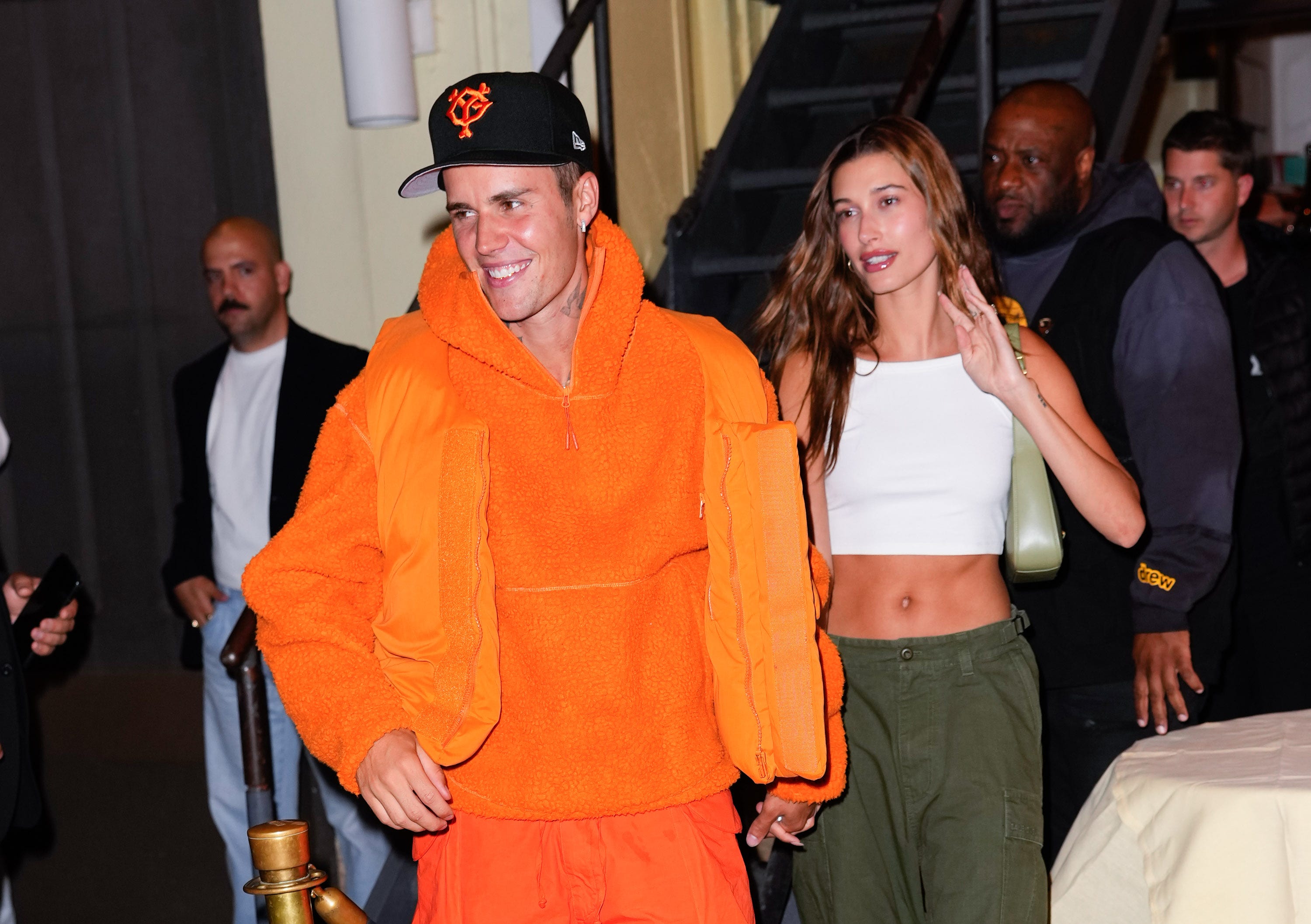 Hailey Bieber Wears Summery Crop Top During New York City Heat Wave