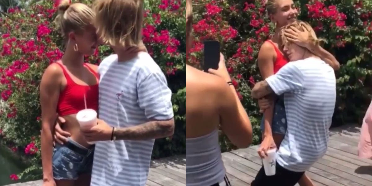 Justin Bieber And Hailey Baldwin Bahamas Justin Bieber