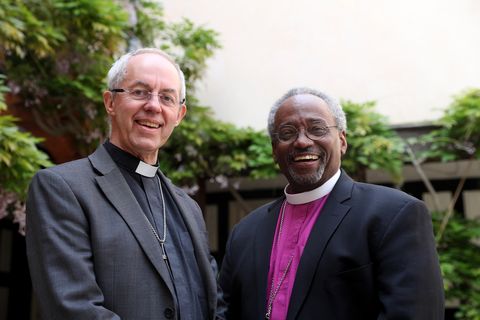 Archbishop of Canterbury Justin Welby and Bishop Michael Curry