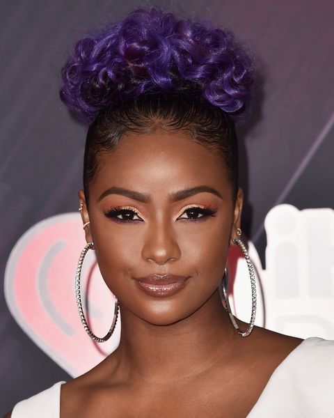 Dark Purple Hair Dye Ideas Celebrities With Dark Purple Hair
