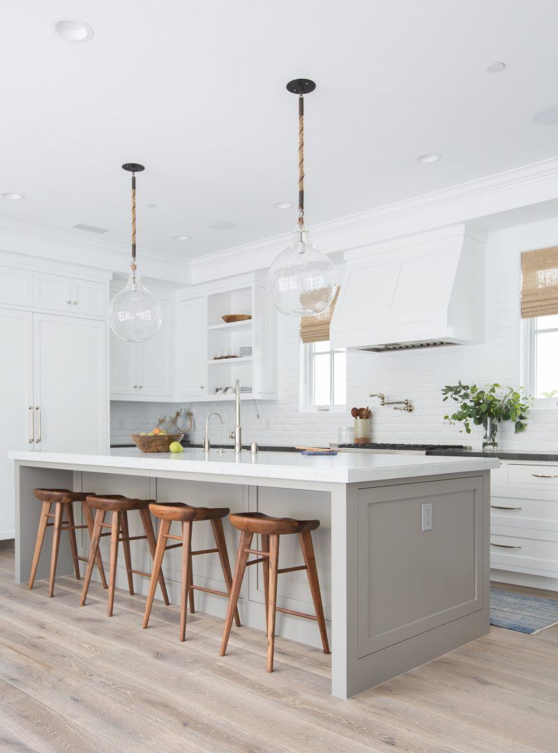 light grey kitchen wall