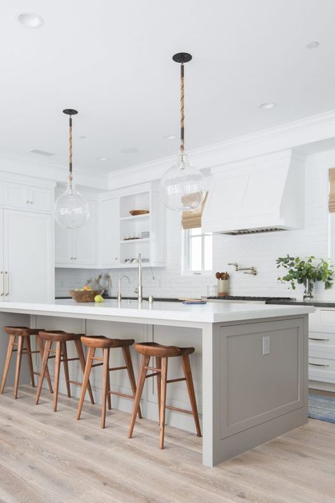 14 Grey Kitchen Ideas Best Gray, Painted Light Gray Kitchen Cabinets