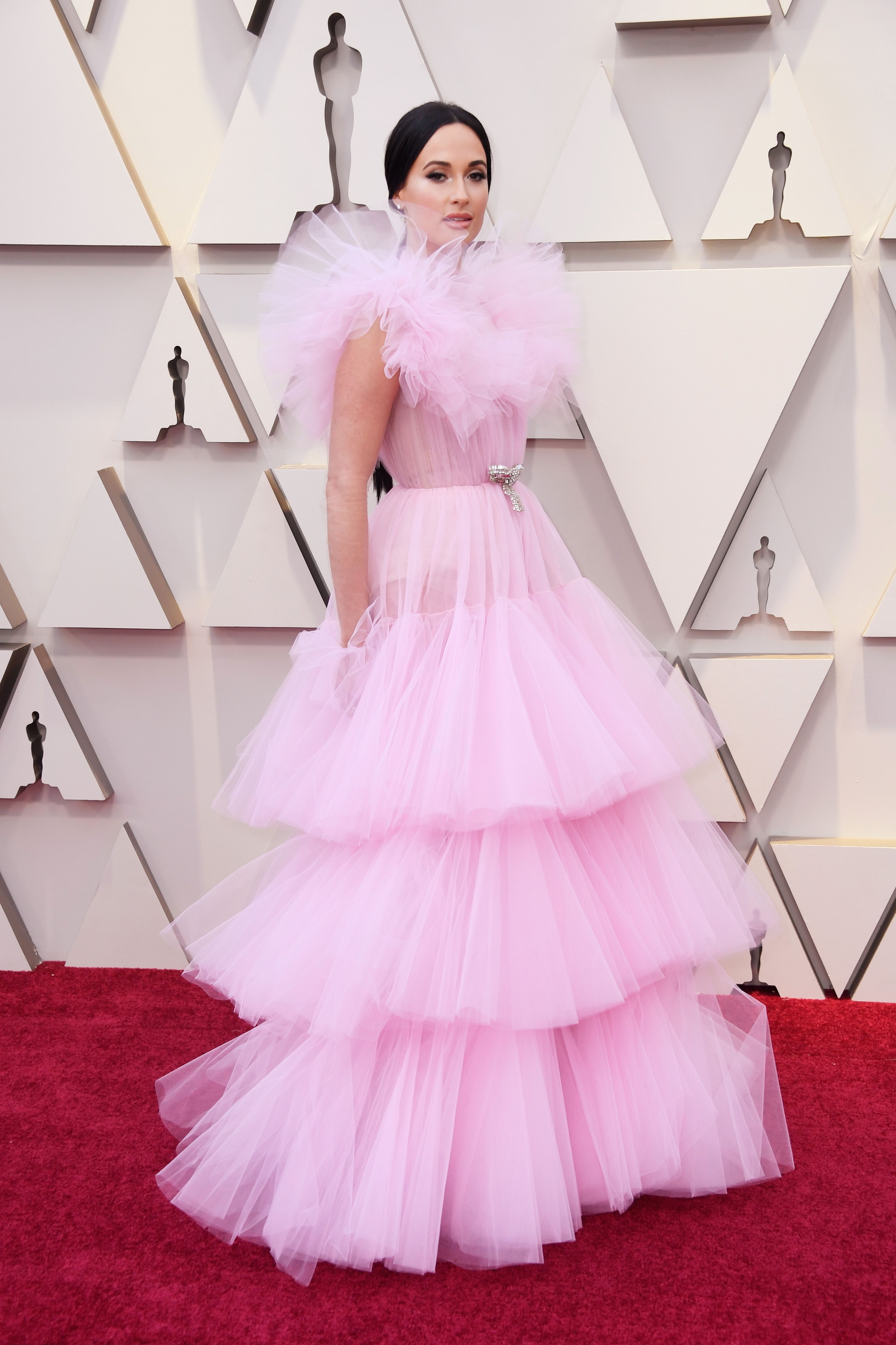 pink tulle dress oscars