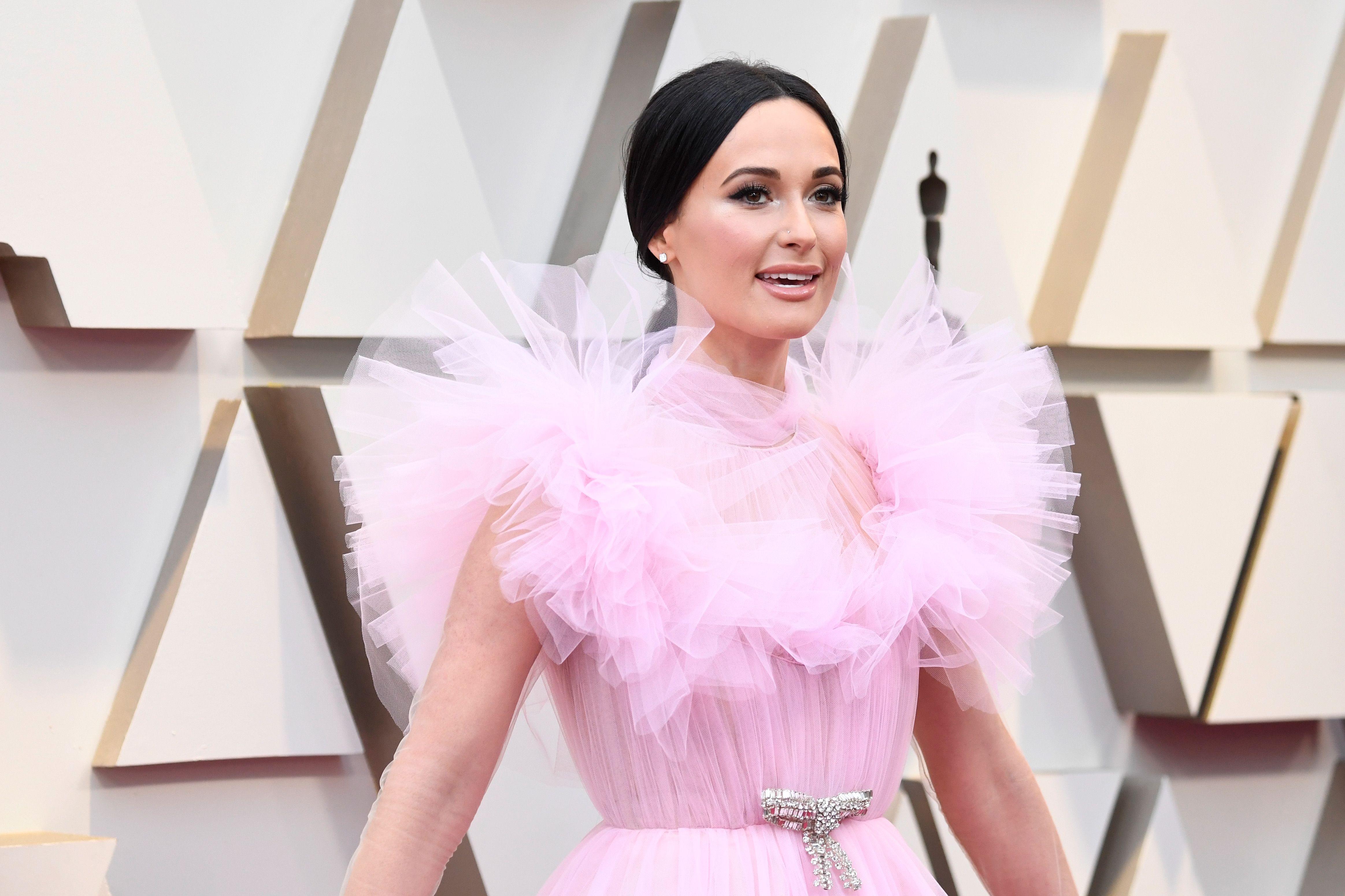 pink tulle dress oscars