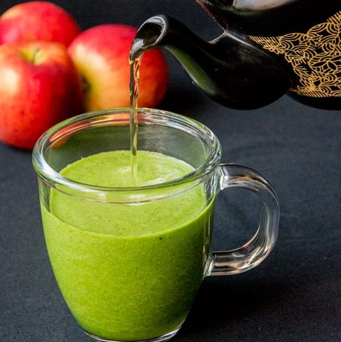 hot green smoothie hot green smoothie