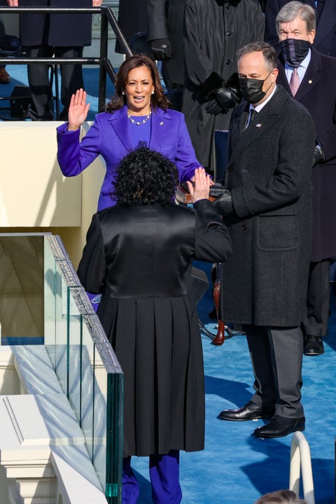 Kamala Harris Sworn In as Vice President by Sonia Sotomayor