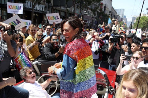 kamala harris at san francisco﻿ pride in 2019