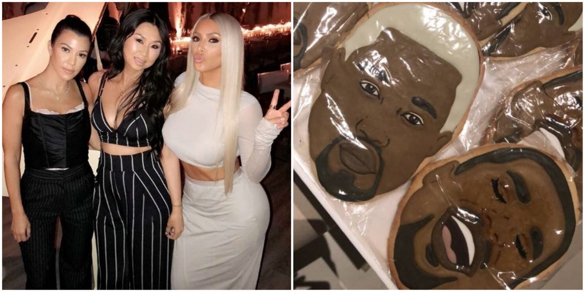 Kanye West's 41st Birthday Party Featured Kanye Cookies And Magicians