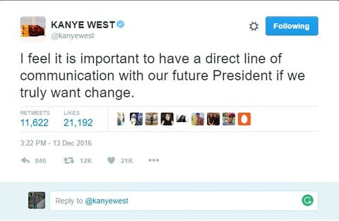 Kanye West Deletes All Donald Trump Tweets - Kanye West Donald Trump ...