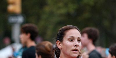 Kara Goucher at 2014 Philadelphia Rock 'n' Roll Half Marathon