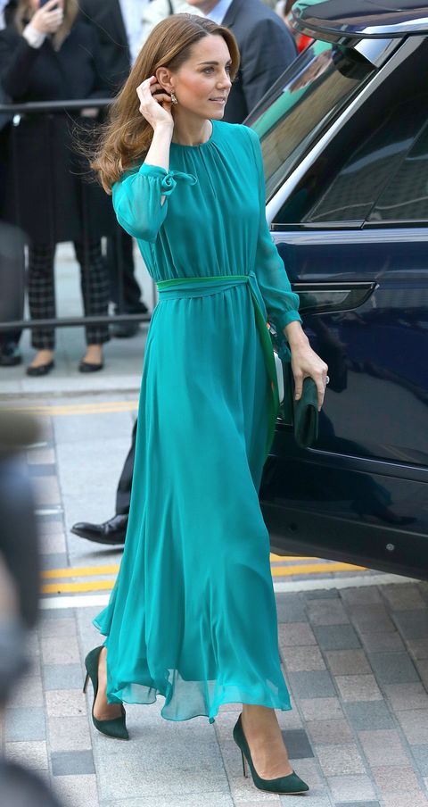 Kate Middleton vestido turquesa