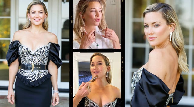 Kate Hudson Frosts Herself In Bvlgari At The 2021 Golden Globes