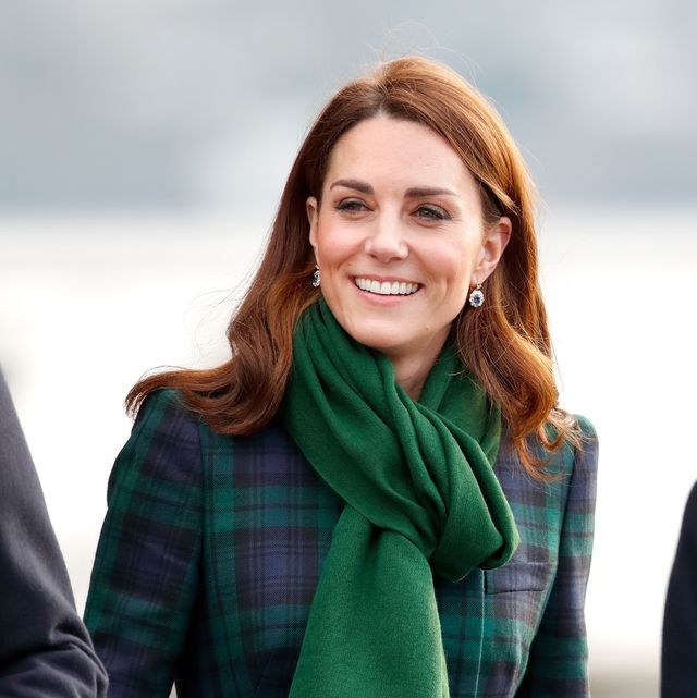 dundee, united kingdom   january 29 embargoed for publication in uk newspapers until 24 hours after create date and time catherine, duchess of cambridge, who is known as the duchess of strathearn in scotland, departs after officially opening va dundee, scotland's first design museum on january 29, 2019 in dundee, scotland photo by max mumbyindigogetty images,