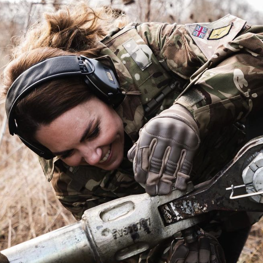 Kate M9ddleton Tried Out Military Gear During Training Academy Visit
