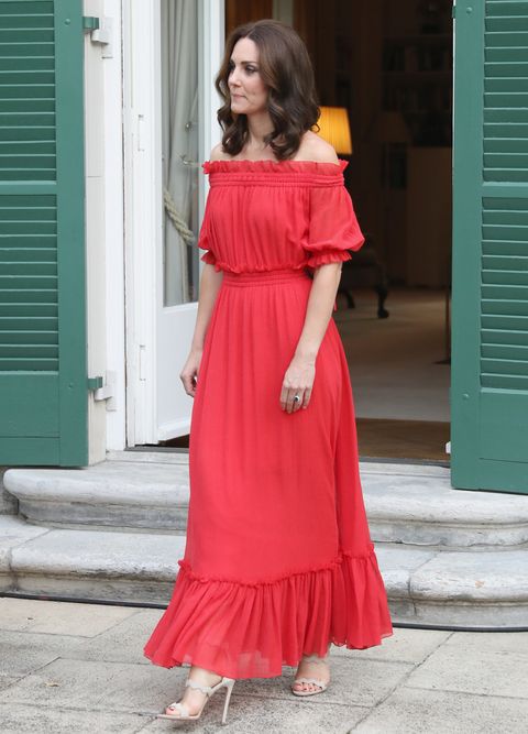 Kate Middleton's off the shoulder dress