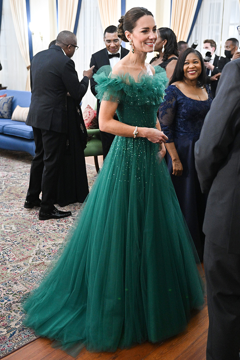 jade green dress