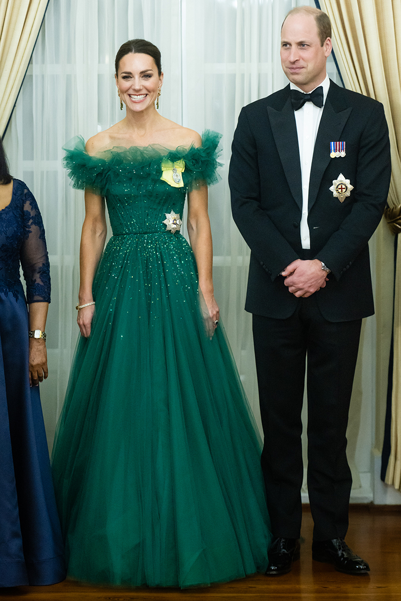 Kate Middleton green dress: Pictures of the Jenny Packham dress