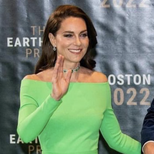 Kate Middleton's Earthshot Awards Dress Was Basically a Wearable Green Screen and Twitter *Noticed*