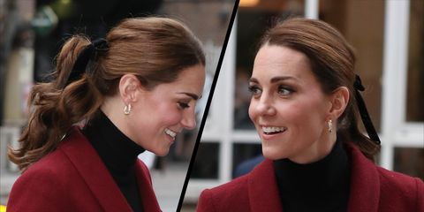 Duchess of Cambridge’s velvet hair bow