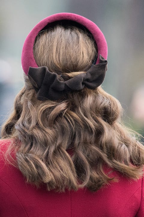 The Duchess of Cambridge is on a hair accessories roll - Kate's bold blue headband The Duchess of Cambridge is on a hair accessories roll - Kate's bold blue headband