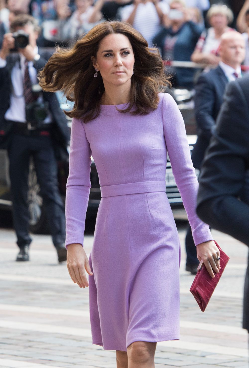 kate middleton hot pink dress