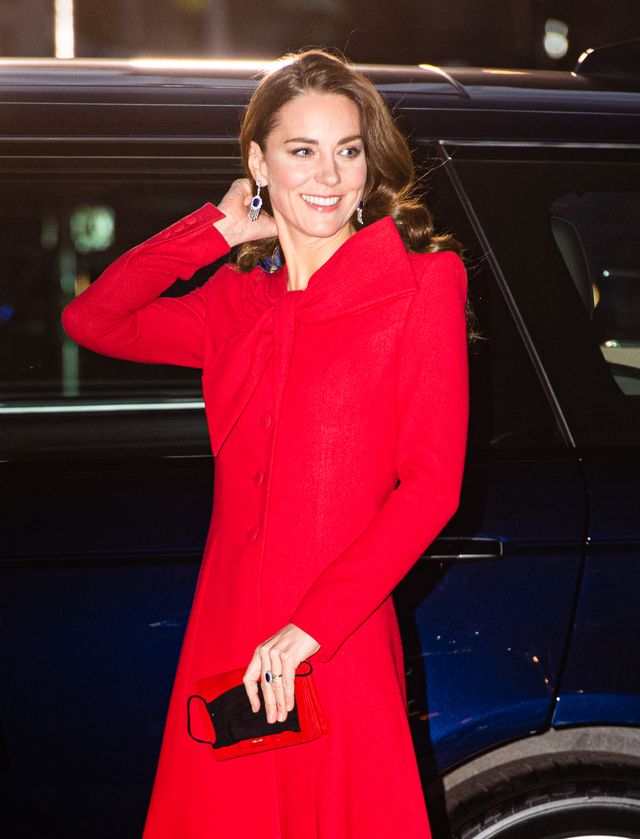 london, england   december 08 catherine, duchess of cambridge attends the together at christmas community carol service on december 08, 2021 in london, england photo by samir husseinwireimage