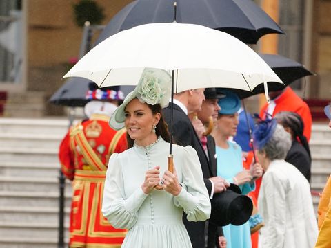 london, england   may 25 catherine, duchess of cambridge attends a royal garden party at buckingham palace on may 25, 2022 in london, england photo by dominic lipinski   wpa poolgetty images