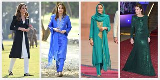 kate middleton royal tour pakistan fashion style