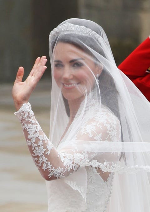 kate middleton wedding veil length