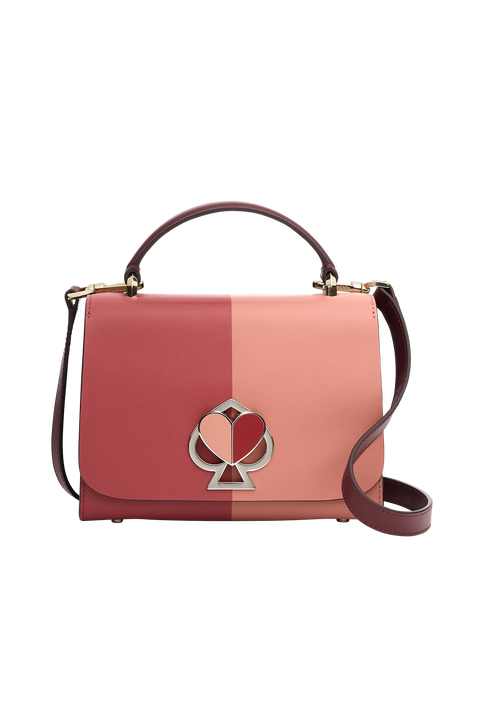 美品】Kate Spade ショルダーバッグ ニコラ バイカラー カーフレザー 