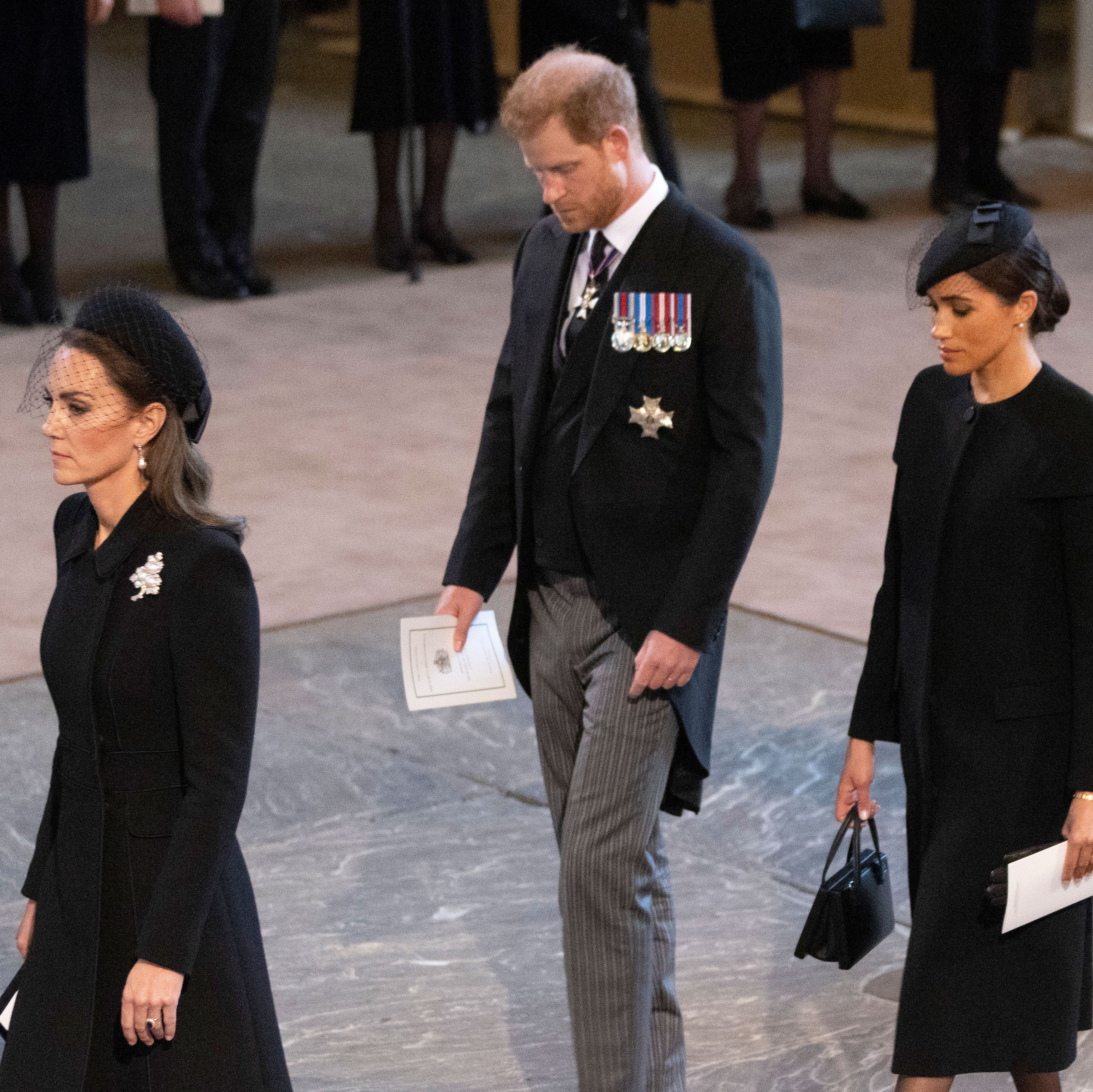 Kate Middleton and Meghan Markle Reportedly Didn't Talk to Each Other at All During the Queen's Funeral Events
