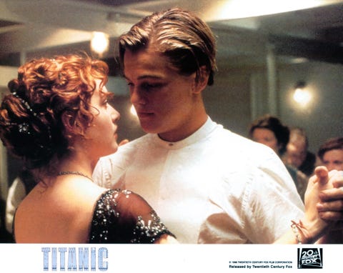 Kate Winslet And Leonardo DiCaprio In 'Titanic' kate winslet and leonardo dicaprio in 'titanic'