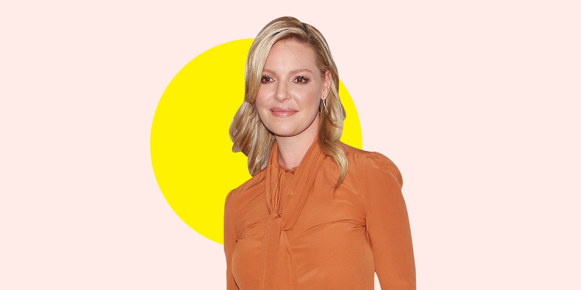 Katherine Heigl Looks So Different With Dark Brown Hairstyle