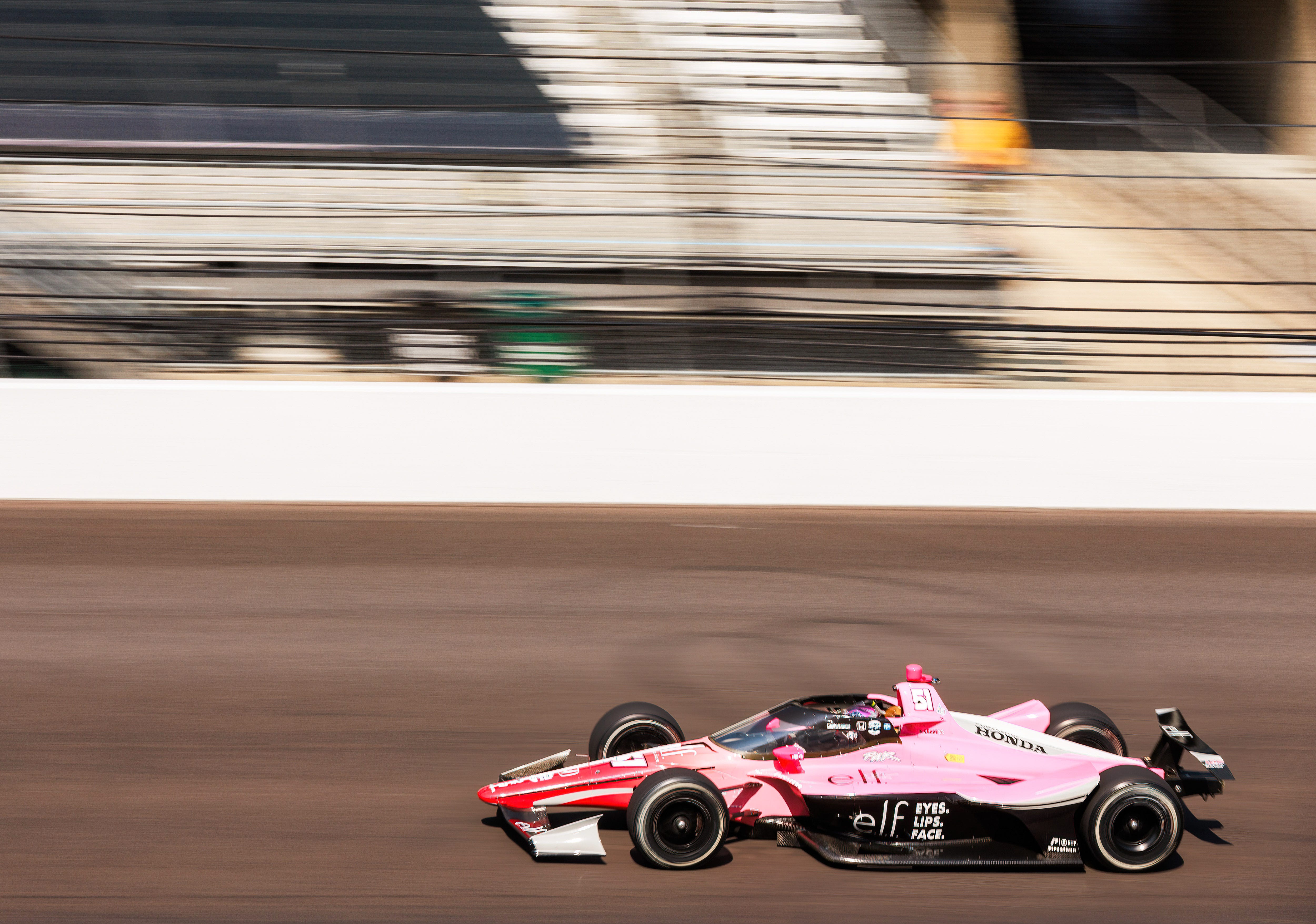 Katherine Legge Hits Wall But Refuses to Lift in Indy 500 Qualifying