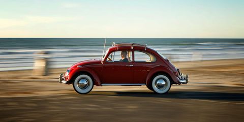 Land vehicle, Vehicle, Car, Motor vehicle, Classic car, Classic, Vintage car, Volkswagen beetle, Subcompact car, Rim, 