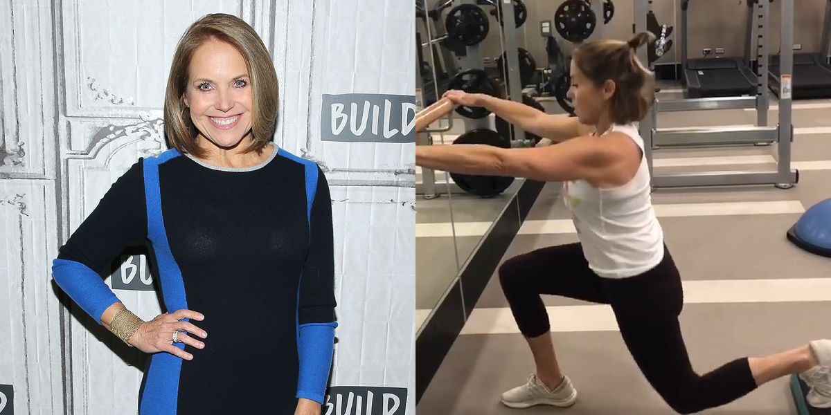 Katie Couric, 61, Shows off Toned Arms in Instagram Workout Video