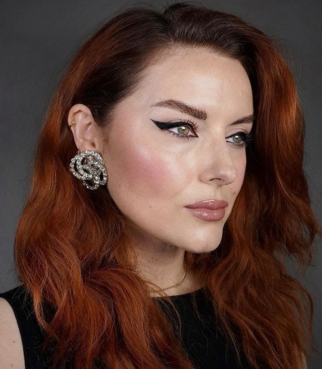 Katie Jane Hughes Clever Hack For Winged Eyeliner On Hooded Eyes