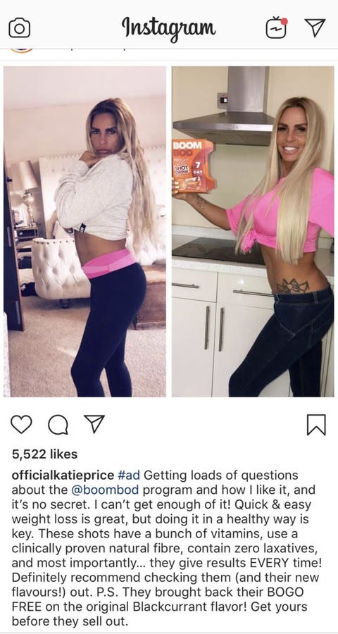 Influencers Have Weight Loss Product Instagram Posts Banned